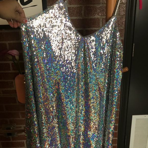 ✨ New Look Sequin Glitter Mini Dress from ASOS - Picture 6 of 6